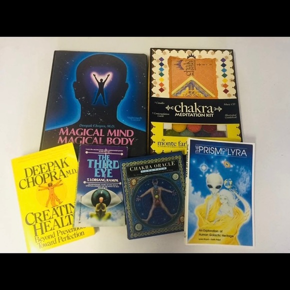 Chakra Meditation Kit 6pc Set Tarot Oracle Cards , CD , Cassettes, Books & More - Picture 1 of 13